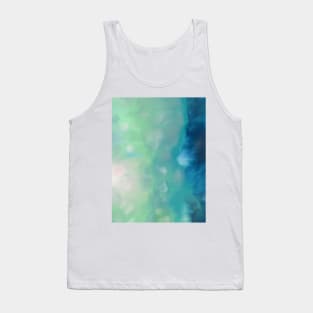 Bright and blue color watercolor Tank Top